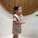 【73-100cm】セットアップ ベビー セーラー風 ナチュラル - 画像 (8)