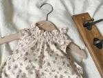 【66-90cm】ロンパース ベビー 韓国風 フリル襟 小花柄 - 画像 (21)
