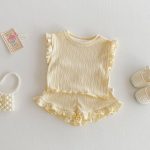 【73-120cm】セットアップ パステルカラー リブ 女の子 - 画像 (4)