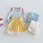 【73-120cm】セットアップ チェリー/スター柄 可愛い 女の子 - 画像 (8)