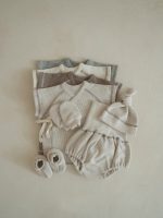 【66-90cm】セットアップ ベビー 韓国風 無地 ワッフル - 画像 (6)