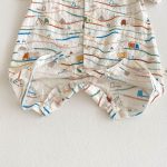 【66-90cm】ロンパース 車柄 カートゥーン 可愛い ベビー服 - 画像 (14)