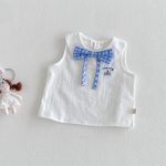 【73-120cm】ワンピースorシャツorスカート 可愛い ブルー チェック - 画像 (5)