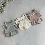 【73-100cm】セットアップ ベビー セーラー風 ナチュラル - 画像 (2)