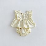 【66-100cm】セットアップ チェリー柄 トップス&ブルマ - 画像 (6)