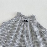【73-110cm】セットアップ ブラックチェック おしゃれ - 画像 (13)