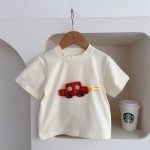 【73-100cm】セットアップ 車柄 Tシャツ&ボーダーパンツ - 画像 (10)