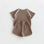 【73-110cm】セットアップ ワッフル カジュアル - 画像 (8)