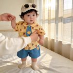 【73-100cm】セットアップ ネクタイ付き 可愛い - 画像 (3)