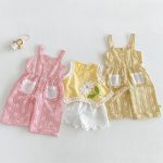 【73-120cm】トップス or サロペット ベビー 女の子 フラワー柄 - 画像 (3)