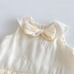 【73-120cm】ワンピース蝶結びクリームケーキ - 画像 (10)
