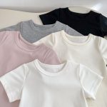 【80-160cm】Tシャツ 柔らか 半袖 トップス - 画像 (13)