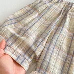 【73-120cm】ショートパンツ ベビー男女兼用 チェック - 画像 (13)