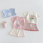 【80-150cm】Tシャツ 可愛い ドット 女の子 トップス - 画像 (8)