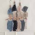 【66-100cm】水着 カラフル 帽子付き 全4色 可愛い - 画像 (3)
