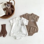 【66-90cm】ロンパース/セットアップクマリブ - 画像 (4)