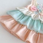 【予約販売】【73-120cm】ワンピース カラフル ケーキ 女の子 - 画像 (9)