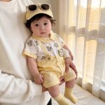 【予約販売】【66-100cm】ロンパース キュート クマ 可愛い ベビー服 - 画像 (8)