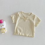 【80-120cm】Tシャツ パステルカラー 柔らか 女の子 トップス - 画像 (3)