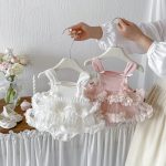 【66-90cm】キャミロンパース 可愛い ベビー服 - 画像 (5)