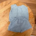 【80-150cm】セットアップ/ワンピース レトロ フリル カジュアル 兄妹お揃い - 画像 (15)