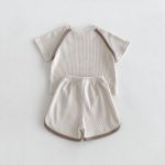 【73-110cm】セットアップ ワッフル カジュアル - 画像 (7)