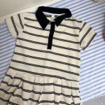 【80-150cm】セットアップ or ワンピース キッズ 半袖 ボーダー - 画像 (12)