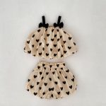 【66-100cm】セットアップ ふわふわ ハート - 画像 (7)