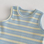 【66-90cm】セットアップ イエロースター サロペット&シャツ - 画像 (6)