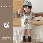 【66-90cm】ロンパース ペット柄 レイヤード 可愛い - 画像 (3)