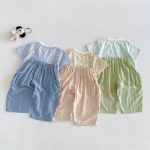【73-110cm】Tシャツ 可愛い ボーダー トップス - 画像 (7)