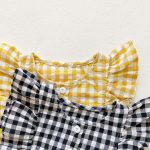 【73-100cm】ロンパース チェック柄 ノースリーブ 可愛い ベビー服 - 画像 (10)