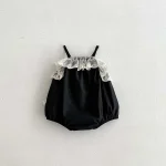 【66-90cm】ロンパース ベビー おしゃれ フリル ドット - 画像 (7)