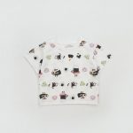 【80-130cm】半袖Tシャツ パン泥棒 プリント 肌触り良い - 画像 (10)