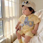 【予約販売】【66-100cm】ロンパース キイロ アイス クリーム 可愛い ベビー服 - 画像 (7)
