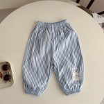 【80-120cm】セットアップ ゾウ柄 シャツ&ストライプパンツ - 画像 (13)