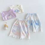 【73-120cm】パンツ 蝶結び柄 履きやすい ボトムス - 画像 (6)