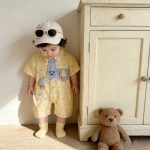 【予約販売】【66-100cm】ロンパース キイロ アイス クリーム 可愛い ベビー服 - 画像 (4)