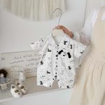 【66-90cm】ロンパース ドッグ柄 カートゥーン - 画像 (5)