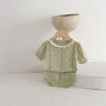 【66-100cm】セットアップ ベビー ニット フリル襟 - 画像 (6)