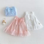 【73-120cm】ワンピース パステルカラー 蝶結び 女の子 おしゃれ - 画像 (10)