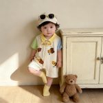 【66-100cm】ロンパース クマ 可愛い 半袖 ベビー服 - 画像 (12)