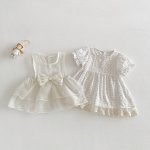 【73-100cm】ワンピースセット 蝶結び 可愛い 女の子 - 画像 (3)