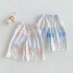 【73-120cm】パンツ 蝶結び柄 履きやすい ボトムス - 画像 (2)