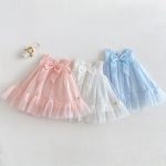 【73-120cm】ワンピース パステルカラー 蝶結び 女の子 おしゃれ - 画像 (2)