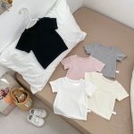 【80-160cm】Tシャツ 柔らか 半袖 トップス - 画像 (11)