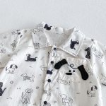 【66-90cm】ロンパース ドッグ柄 カートゥーン - 画像 (9)