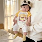 【66-90cm】ロンパース キイロ カラーバリ 可愛い ベビー服 - 画像 (5)