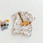【66-90cm】ロンパース 車柄 カートゥーン 可愛い ベビー服 - 画像 (7)