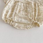 【66-90cm】ロンパース 総柄 半袖 可愛い ベビー服 - 画像 (9)
